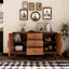 Buffet Mid-Century moderne avec 3 tiroirs et tablette réglable