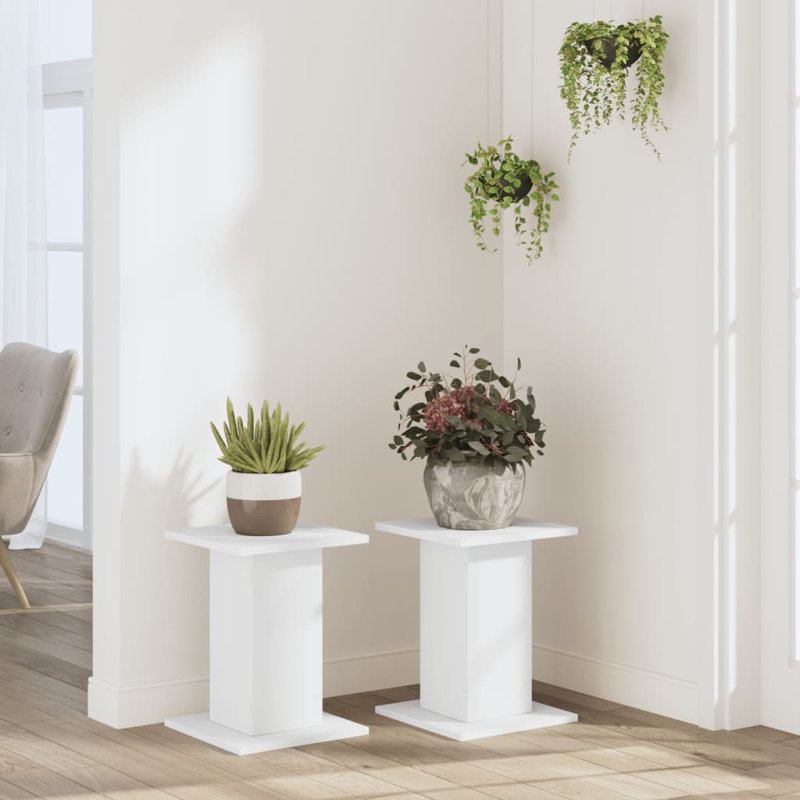Support pour plante Vidaxl, Blanc