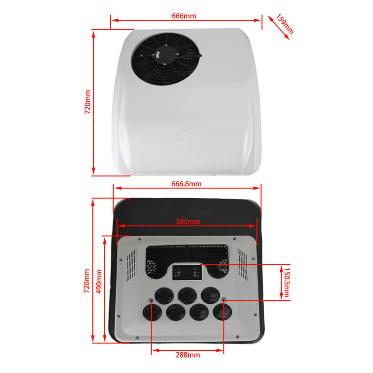 Giantex 12000 BTU Ductless Mini Split Air Conditioner with Heater and  Remote Included