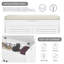 Banc de rangement de 28 po de largeur avec dessus rabattable Mira-376902795