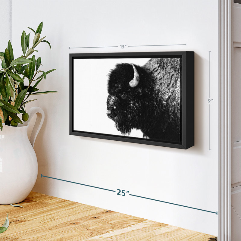 " Black Bison ", 13" H x 9" W