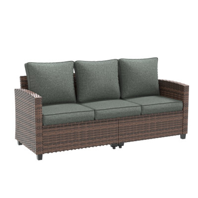 3-Person Patio Conversation Sofa