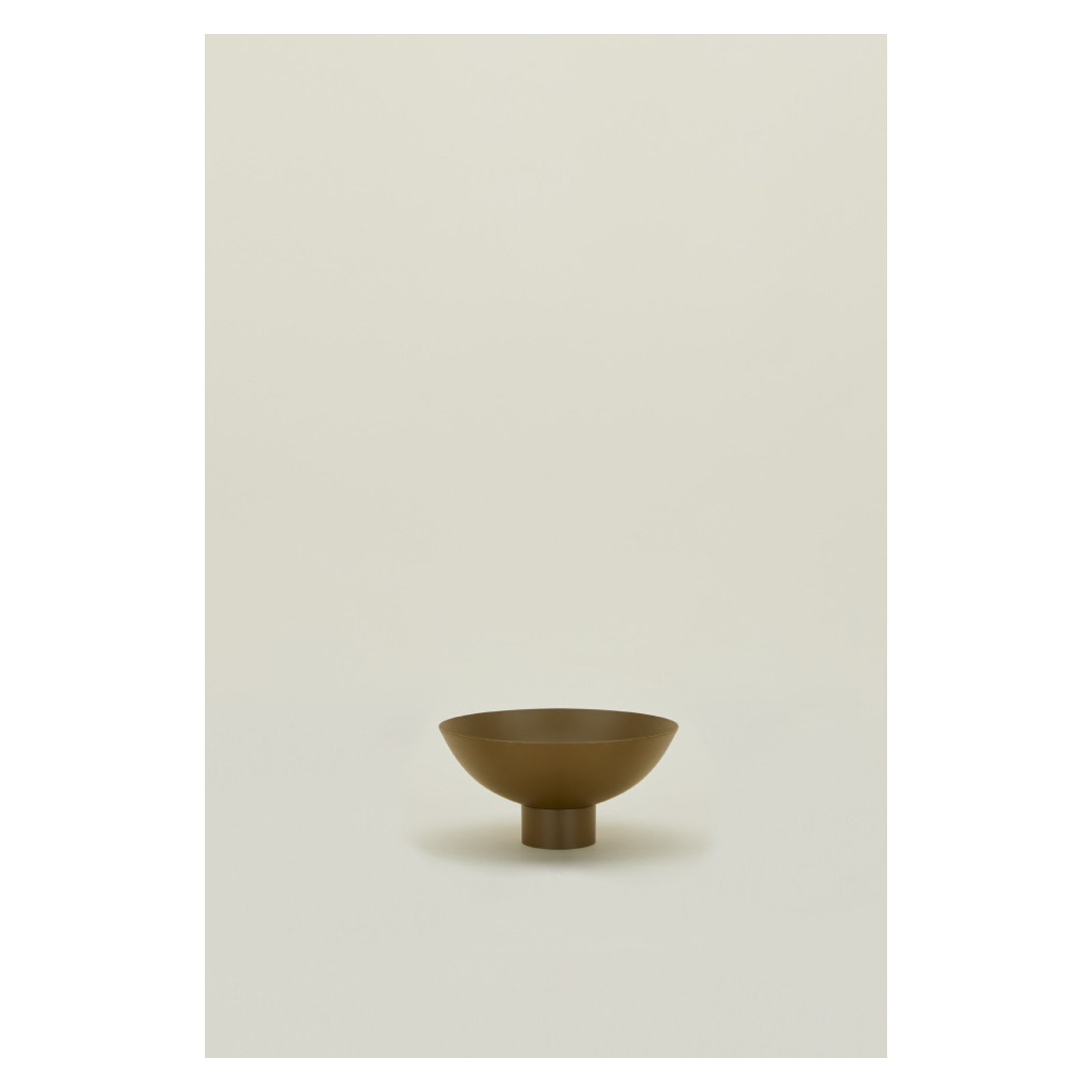 Essential Footed Bowl - Large, Olive, 4" H x 8" W