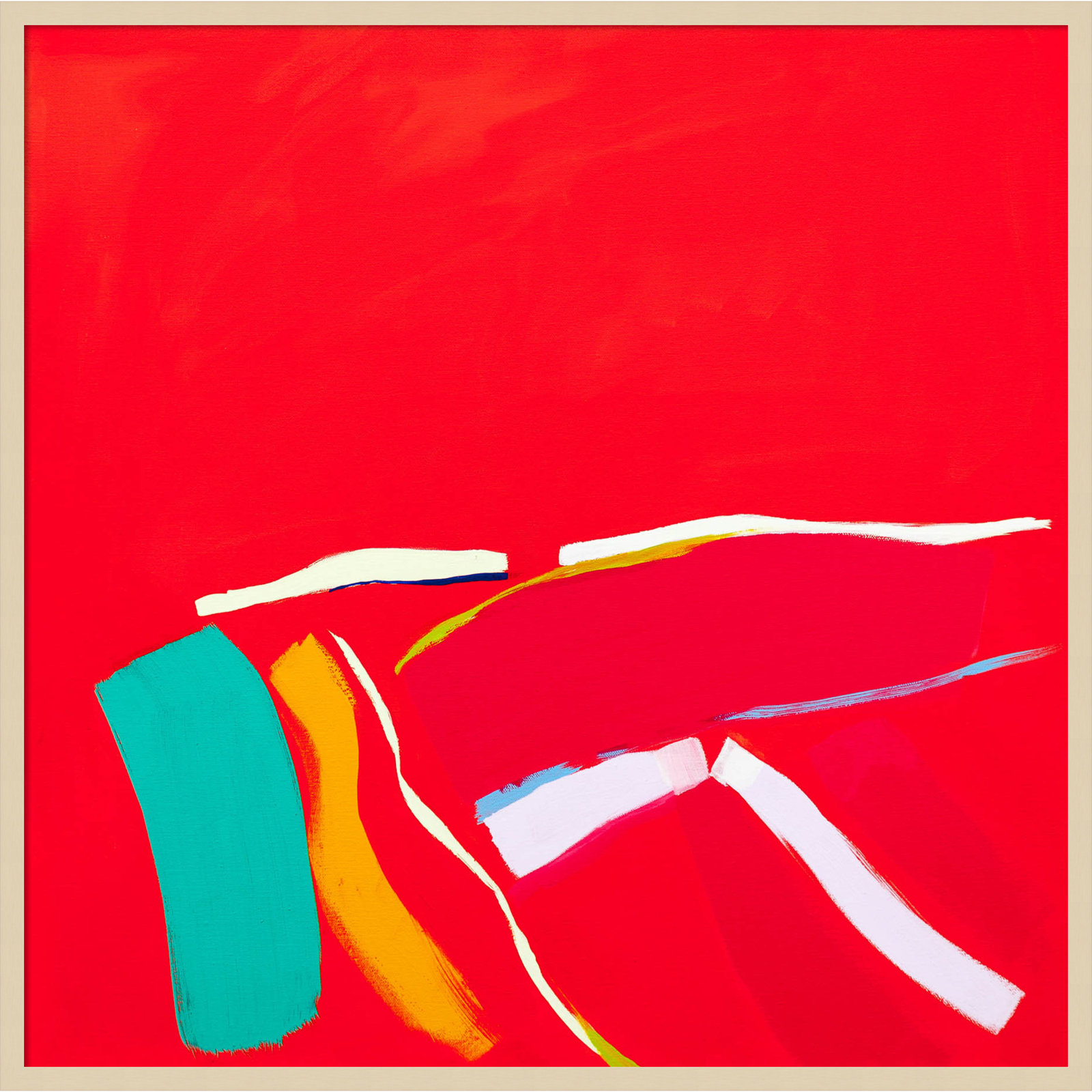 Passion Print by Angie Kenber, 41" H x 42" W, Brown