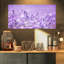 Reproduction de photo sur toile tendue, "Superbe champ de lavande mauve"-19410557