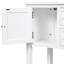 Grande console de rangement rétro Cambridge Series avec quatre petits tiroirs et une tablette inférieure pour le salon-1011302233-1011302238