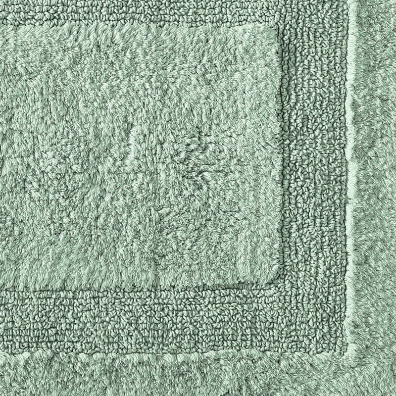 Long Branch Bath Rug, Green, 21 x 34
