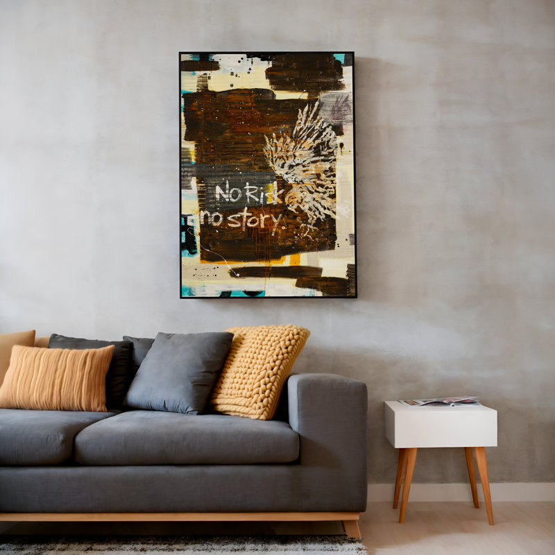 «No Risque, No Story No. 7» par Kent Youngstrom, reproduction d'art, H 20 po x l 15 po