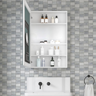 Mirror Medicine Cabinet with left door