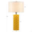 Lampe de table géométrique en céramique
