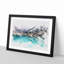The Almaty Lake in Kazakhstan - Picture Frame Painting Print-56855153-56855155