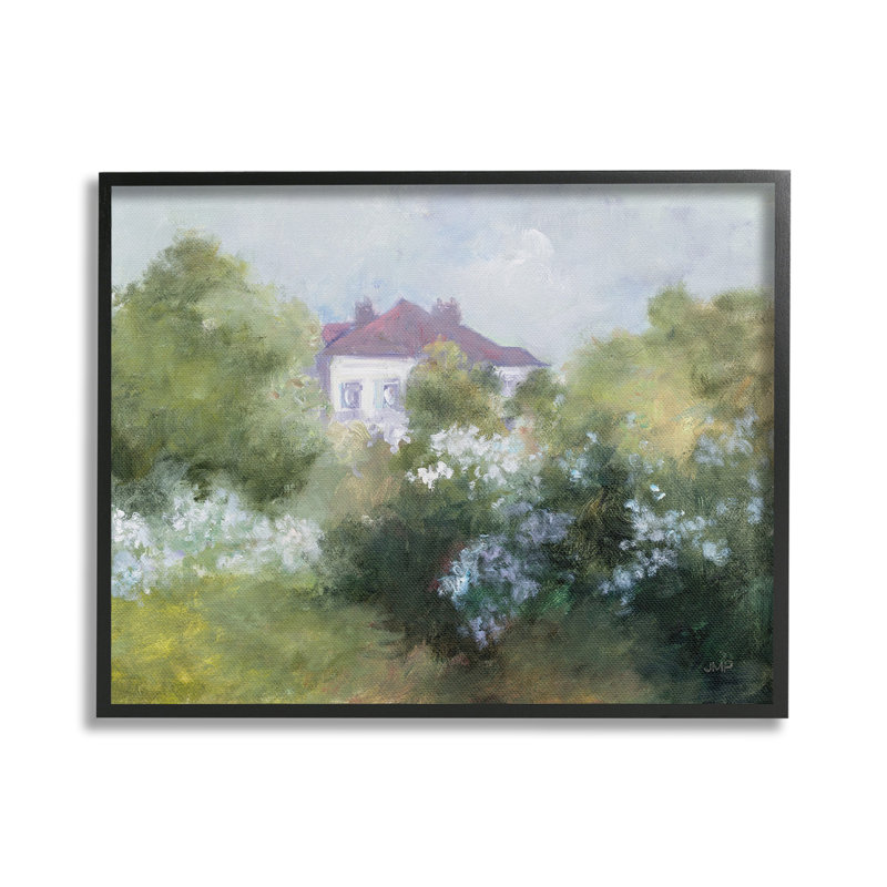 JardinCottageVillaGicléeArt par Julia, Estampe numérique Farmhouse, H 16 po x l 20 po