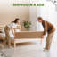 Matelas à ressorts ensachés plein moyen, ressorts ensachés indépendants, confortable et respirant, assemblage rapide