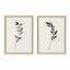  Sylvie, croquis botanique minimaliste no 1 BW et croquis botanique minimaliste, par Creative Bunch Studio, 18 x 24-1785205893