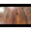 Îlot de cuisine Raw Mesquite Live Edge avec base en fer forgé à la main | A649126A3F6C414EB17170B5C8419A17