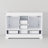 Dukes 48 in. W x 22 in. D Double Bath Vanity and 46 in. Mirror-112871486-74093205