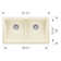 Vintera SILGRANIT 33" Double Bowl Apron-Front Farmhouse Sink