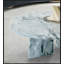 Ensemble de tables basses bleu gris et marbre naturel-49673866-49673867