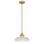 Luminaire suspendu bol en verre à 1 lumière-1685300743
