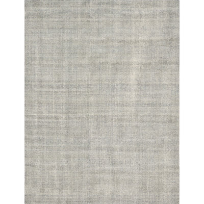 Floral Area Rug in Gray/White