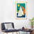 Toile avec cadre en bois beige n'est pas disponible