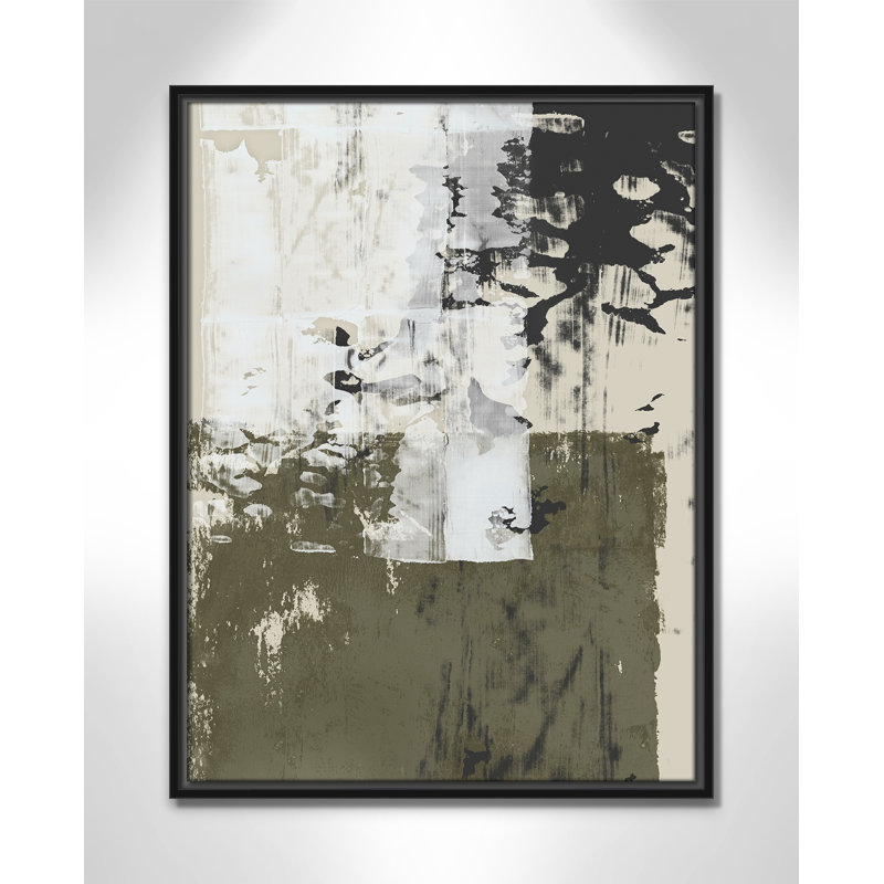 «Reflections In Sage II» par Isabelle Z, Noir, H 29,5 po x l 23,5 po