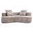 3 Seater Compression Sectional Sofa Couch-895050199