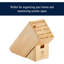 Zwilling J.A Henckels Wood Knife Storage Block 1 pc