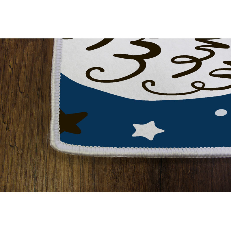 Tapis 100% polyester de qualité supérieure, imprimé en 3D, 4 po x 6 pi, hauteur de poils de 0,04 po | Antibactérien, points antidérapants en PVC, lavable à la machine | Idéal pour le salon, la chambre à coucher et la salle de jeux, design élégant et durable