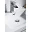 Jordyn 42 po L x 19 po P 2 tiroirs Meuble-lavabo avec évier simple, Comptoir en Acrylique et armoire à pharmacie blanc et armoire à pharmacie-29832839