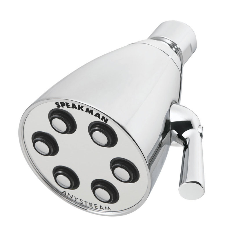 Tête de douche multifonction Icon Anystream, Chrome poli