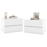  1 Pcs Floating Nightstand With Drawer Storage Modern Floating Bedroom Shelf 