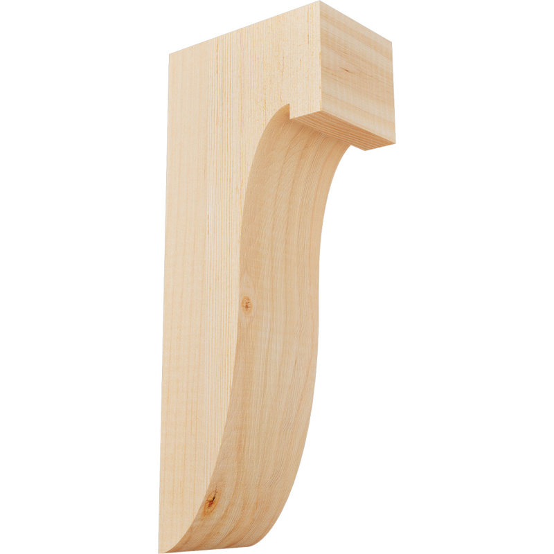 Del Monte Corbel, H 14 po x l 3,5 po x P 6 po, Sapin de Douglas, Lisse