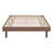 Twin Size Platform Bed In Walnut - Enhances Room Decor Floating Provides A Modern Bedroom Solution-890254844-890254845