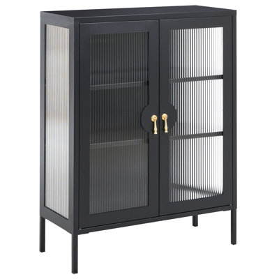 Jarus 2 -Door 3 -Shelf Storage Cabinet