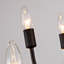 Lustre industriel de style bougie rétro avec 18 lumières, hauteur réglable, de la cuisine au salon