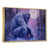Toile avec cadre flottant or