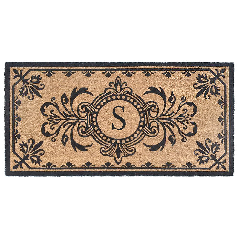 Schuster Personalizable Non-Slip Outdoor Doormat, S, Rectangle 20" W x 40" L