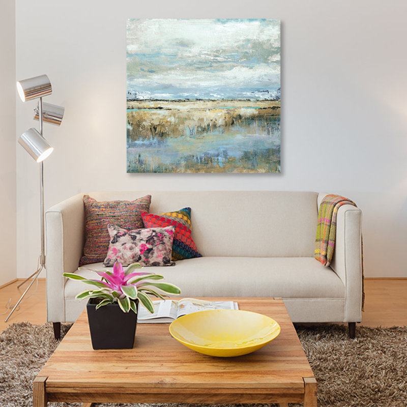 «Coastal Marsh» par Tava Studios - impression sur toile tendue, H 48 po x l 48 po x P 1,5 po, Toile tendue