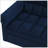 Loveseats Sofa Bed With Pull-Out Bed,Adjsutable Back-Blue