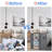 Extra Large Blanket Storage Bags 120L Comforter Storage Bags With Reinforced Handles Breathable Clothes Storage Containers Grey