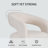 25.4" Wide Modern Upholstered Armchair With Open Back