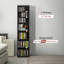 Armoire de rangement multimédia, tablette DVD à 9 niveaux avec 6 tablettes réglables