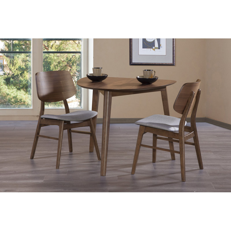 Gannaway 3-piece Wood Corner Table Set In Gray, Brown/Gray