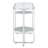 Arlander 42'' Glass Top Console Table