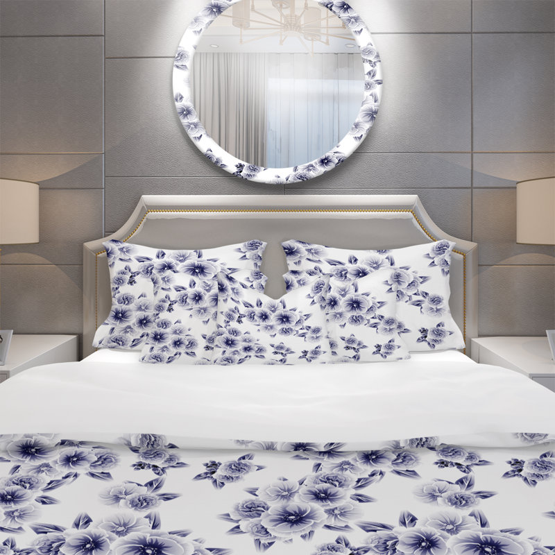 Ensemble de housse de couette moderne et contemporaine, Housse de couette très grand + 2 taies décoratives