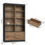 Kirklyn 6-Tier Standard Bookcase with 4 Drawers-107651377