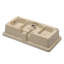 Lavabo de salle de bain rectangulaire en céramique Manucher Hokku Designs