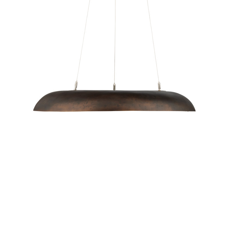 Luminaire suspendu unique en forme de roue de chariot à 1 lumière DEL Tairagai