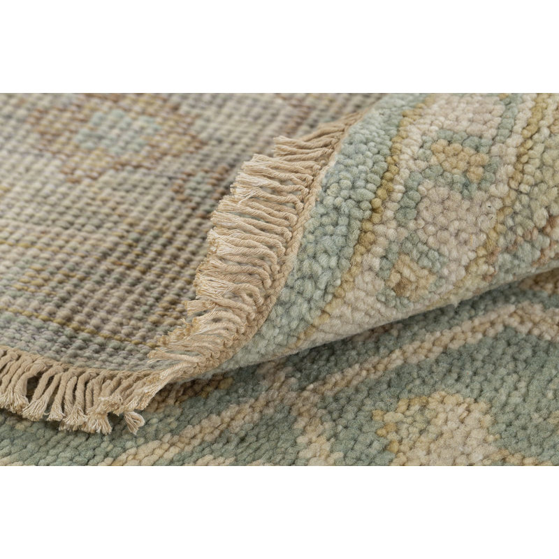 Rock My Classics Wool Oriental Area Rug in Beige/Green/Taupe, Rectangle 3' x 5'